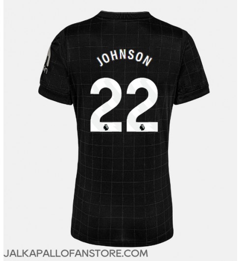 Tottenham Hotspur Brennan Johnson #22 Vieraspaita Naisten 2025-26 Lyhythihainen Tottenham Hotspur Brennan Johnson #22 Vieraspaita Naisten 2025-26 Lyhythihainen